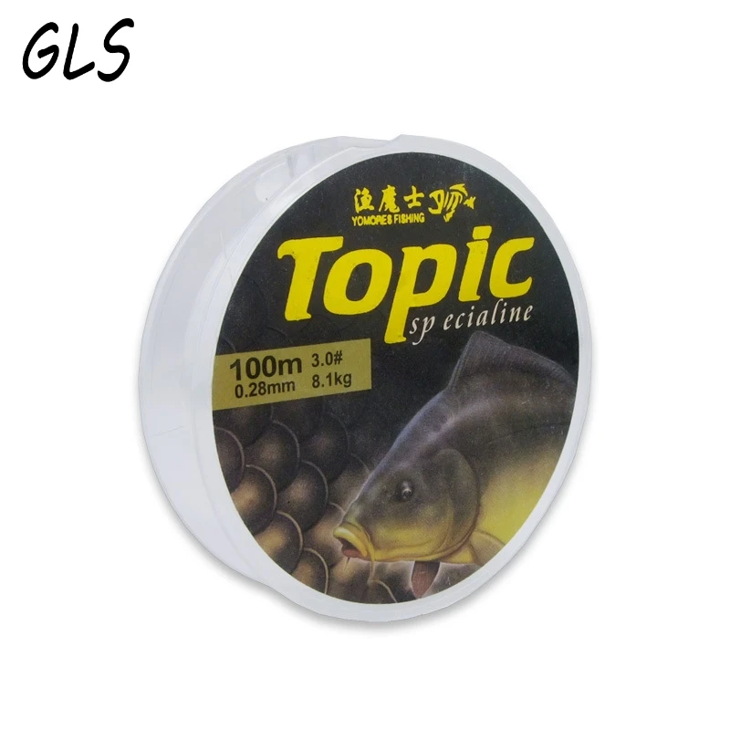 

100M transparent thread Brand Japan Multifilament 100% nylon Fishing Line 6LB to 40LB Fluorocarbon Fishing Lines
