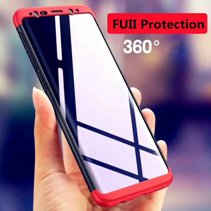 

360 Full Protection Case For Samsung Galaxy S8 S9 PIus S6 S7 Edge J3 J5 J7 2017 A8 Plus 2018 Note 8 Hard Armor Plastic Cases