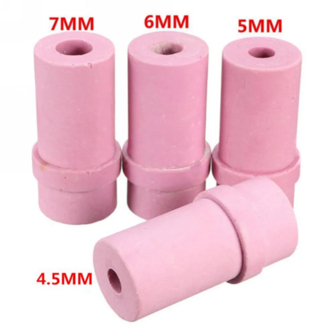 New 10Pcs Sandblaster Nozzles Air Siphon Sand Blasting Gun Ceramic Nozzle Tips 5/6/7mm