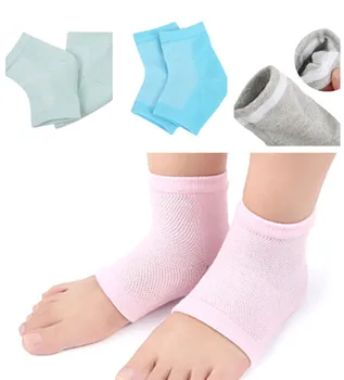

1Pair Gel Heel Socks Silicone Moisturizing Gel Heel Socks Cracked Dry Foot Skin Care Protectors Sock