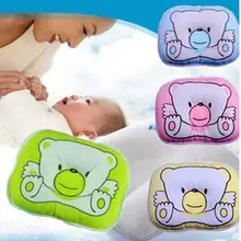 Подушка с рисунком медведя для новорожденного ребенка, Подушка для сна, мягкая подушка в форме плюшевого животного