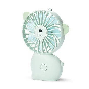 

SOONHUA Cute Mini Fan USB Rechargeable Fan Personal Portable Cooling Fans With Night Light And Sling
