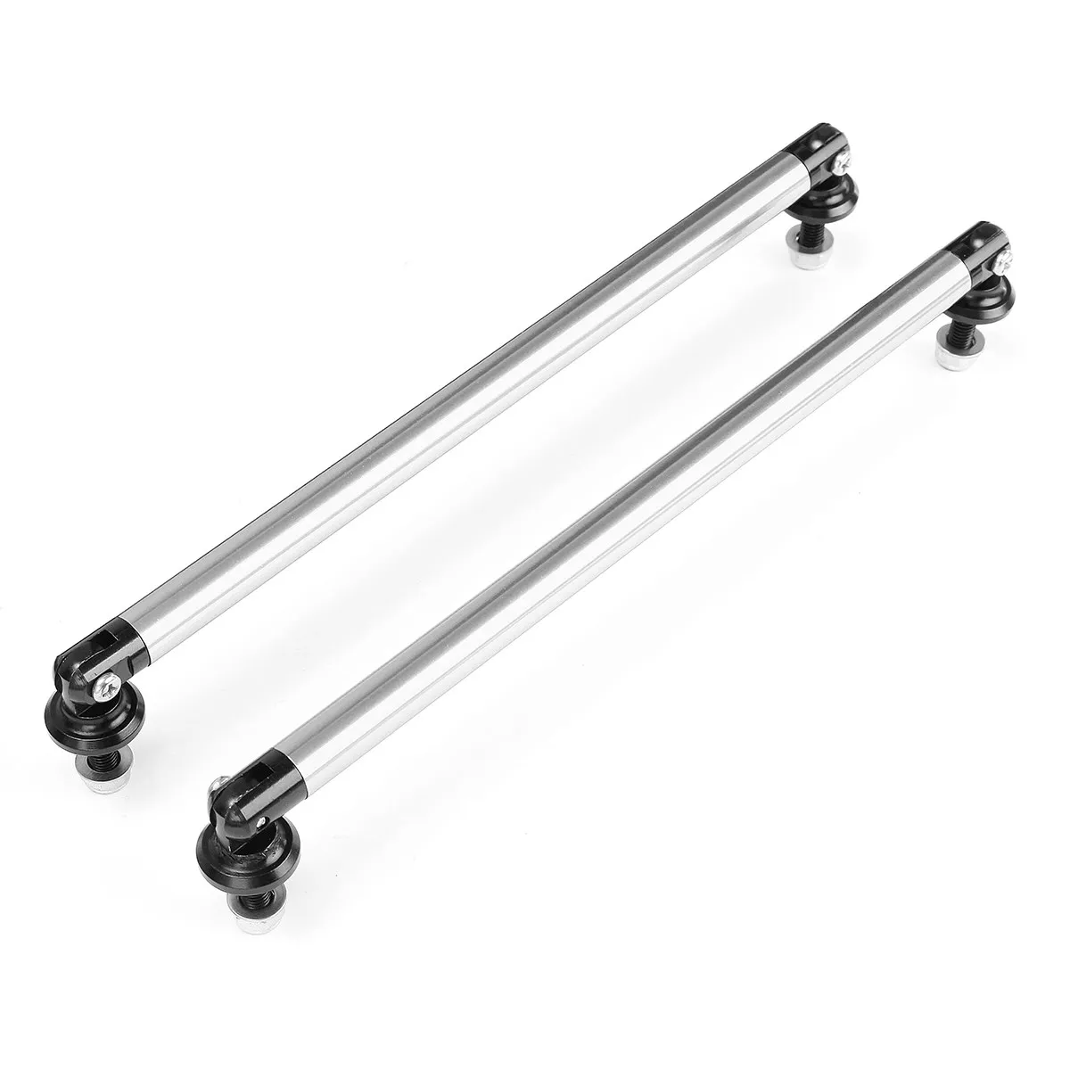 2 x barras de soporte de barra divisor de labios trasero delantero ajustable de 200mm Universal