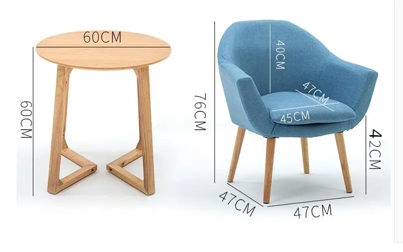 Балконный стол стул 3 комплекта современный и укороченный комбинация отдыха небольшой диван нордический мини-двор чайный стол