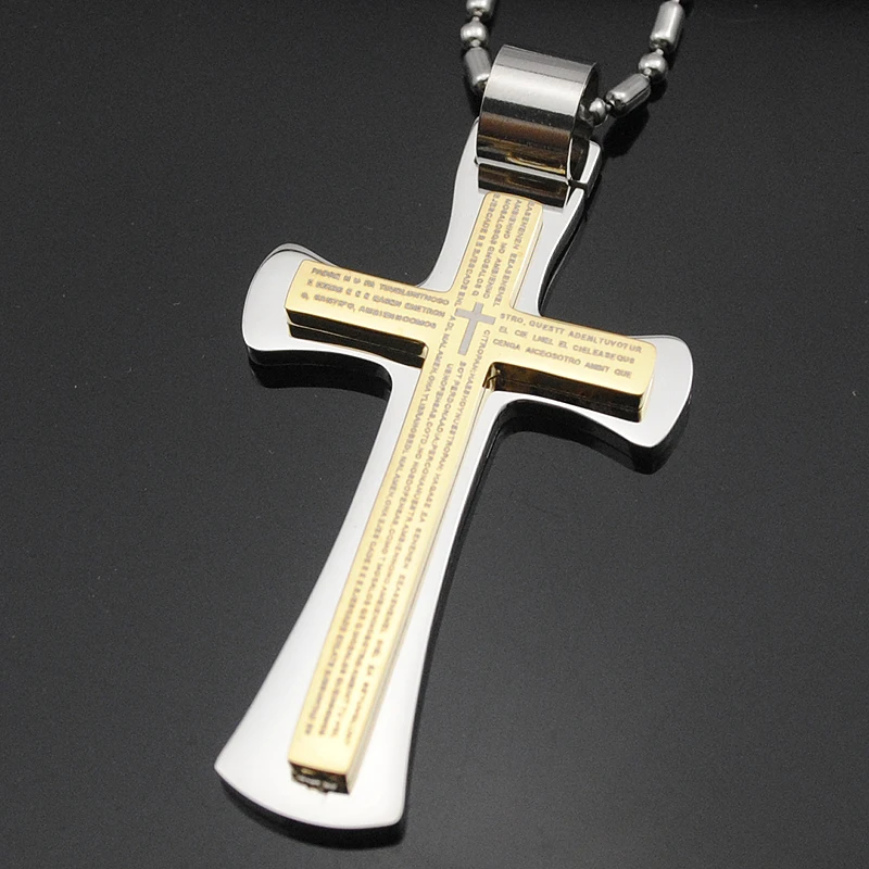 Ожерелье с подвеской из серебра и нержавеющей стали KP161|jewelry free shipping|jewelry