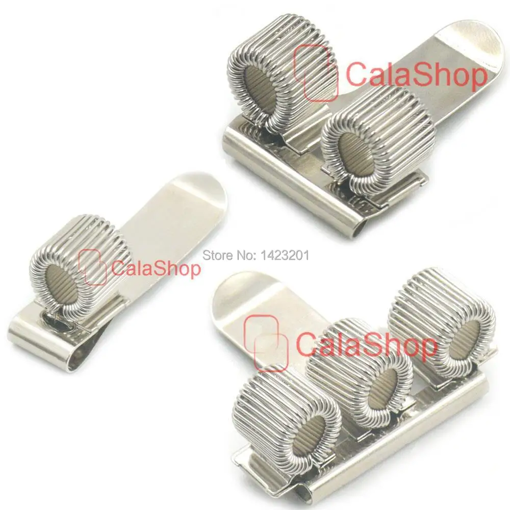 5 Pcs / Lot 1 2 3 Hole Pen Holder With Pocket Clip Perfect For Doctors Nurse Uniform notebook pocket wallet
