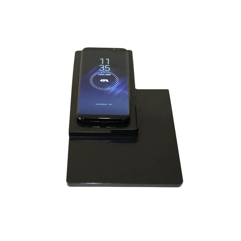 

For Audi A4 B9 A5 2017 2018 car QI wireless charger phone holder fast charging center console armrest phone charger for iphone