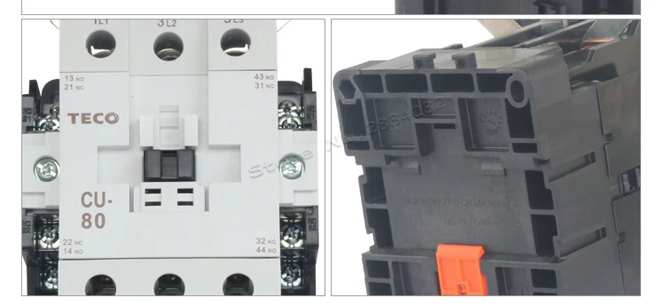 Ac Контактор AC24V 380 В 220 В 110 В CU-80 3NO2NO2NC контакторы катушки