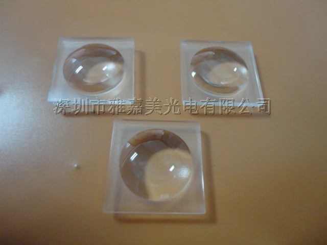 

power LED lens ,Square 18mm Double Convex lens,led optical lens,Plastic Reflector Lens