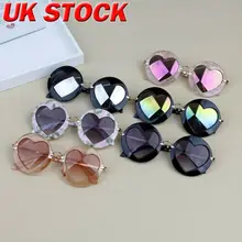 Модные детские солнцезащитные очки в форме сердца для девочек, Новые поступления