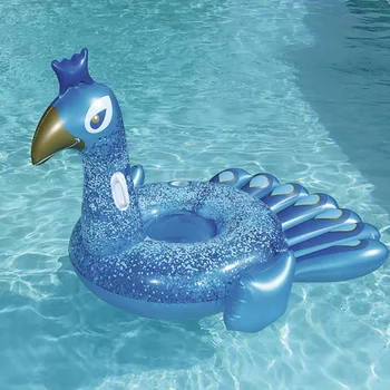 

200cm Giant Inflatable Peacock Swimming Pool Float For Adult Ride on Air Mattress Swimming Ring Water Toys Flotador Boia Piscina