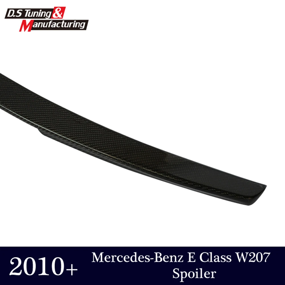 E class w207 c207 углеродное волокно задний бампер спойлер для багажника крылья для mercedes 2010- 2-двери купе e250 e200
