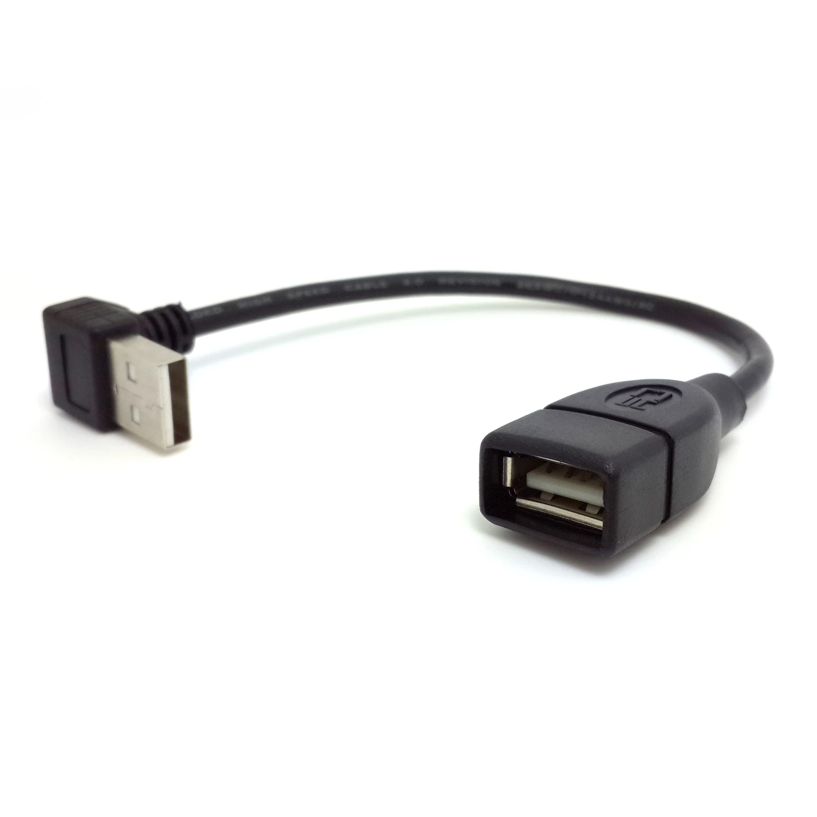

USB 2.0 A to USB A Cable Adapter Male to Female 90 Degree Up Angled USB 2.0 A Male to USB A Female Cable 20cm 10pcs/lot