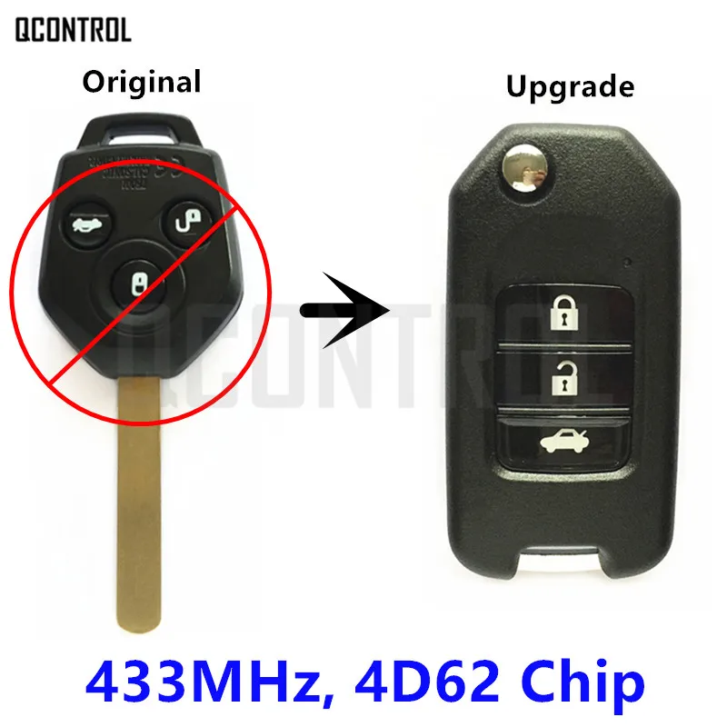 

QCONTROL Car Remote Key Upgraded for Subaru Forester Outback Legacy 2008 2009 2010 2012 2013 2014
