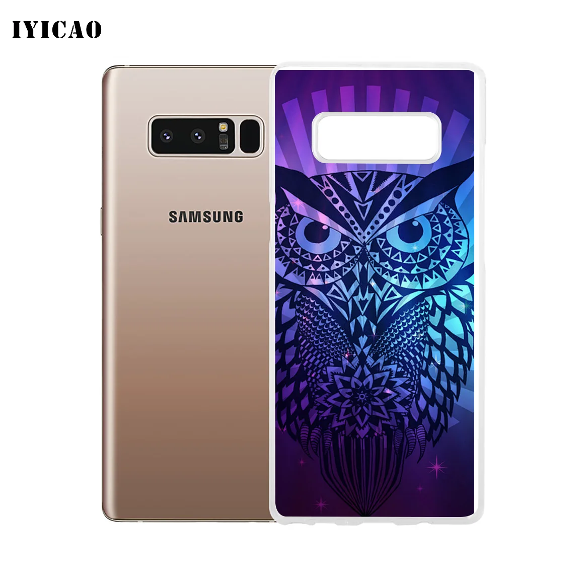 IYICAO Мягкий силиконовый чехол для телефона Samsung A5 A6 Plus A7 A8 A9 J3 J5 J7 Note 8 9