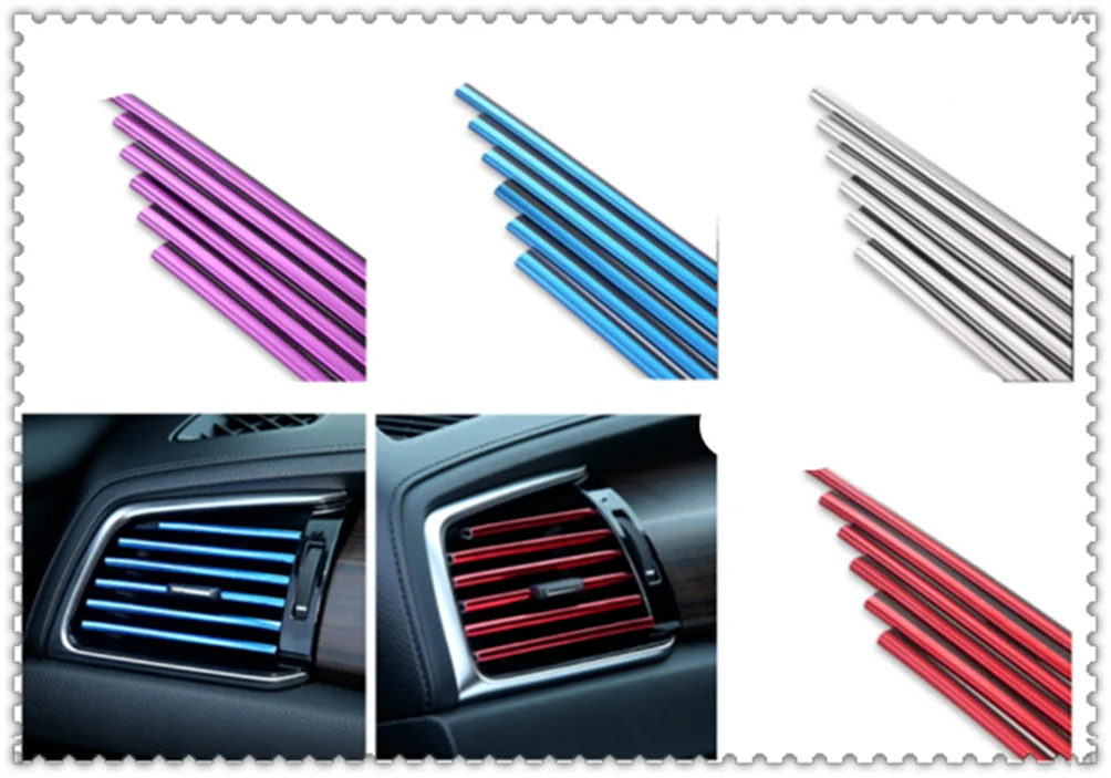 

Auto parts air conditioner socket clip decorative strip for Volvo S40 S60 S80 XC60 XC90 V40 V60 Any Cars