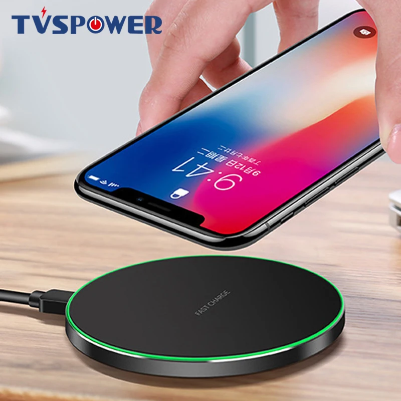 

Qi Wireless Fast Charger For iPhone 8 X XR XS Max QC3.0 7.5W 10W Wireless Charging for Samsung S9 S8 Note 8 9 S7 USB Charger Pad