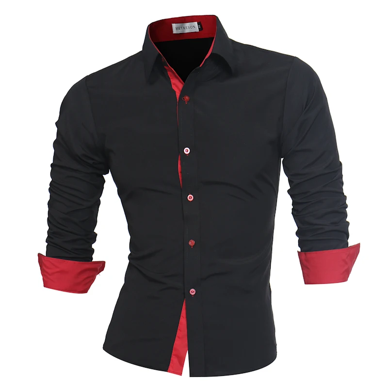 Men Shirt Brand 2017 Male High Quality Long Sleeve Shirts Casual Slim Fit Black Man Dress Shirts Plus Size 4XL Men Shirt Brand 2017 Male High Quality Long Sleeve Shirts Casual Slim Fit Black Man Dress Shirts Plus Size 4XL