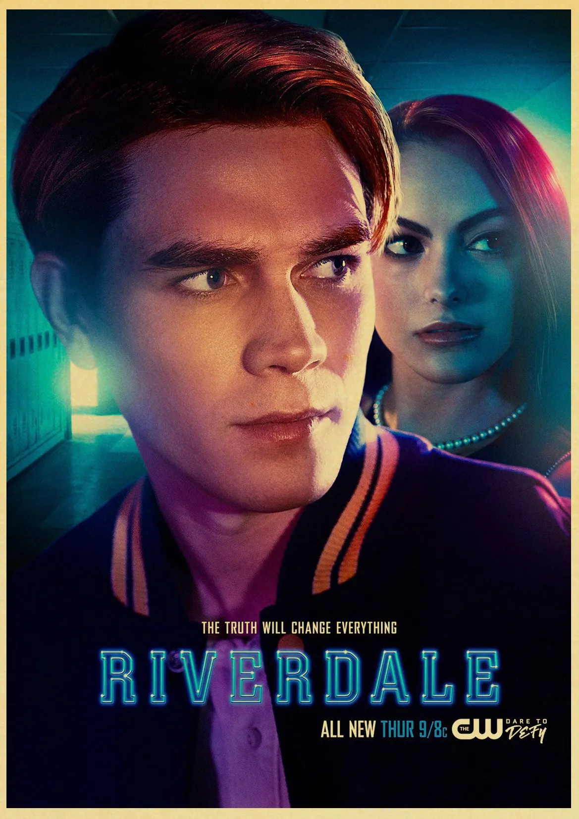 ТВ постер Riverdale винтажный ретро картина Декор для дома крафт бумага настенные