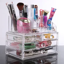 Популярные Desktop офисная техника канцелярские ювелирные украшения маленькие прозрачные коробки косметики получать случай
