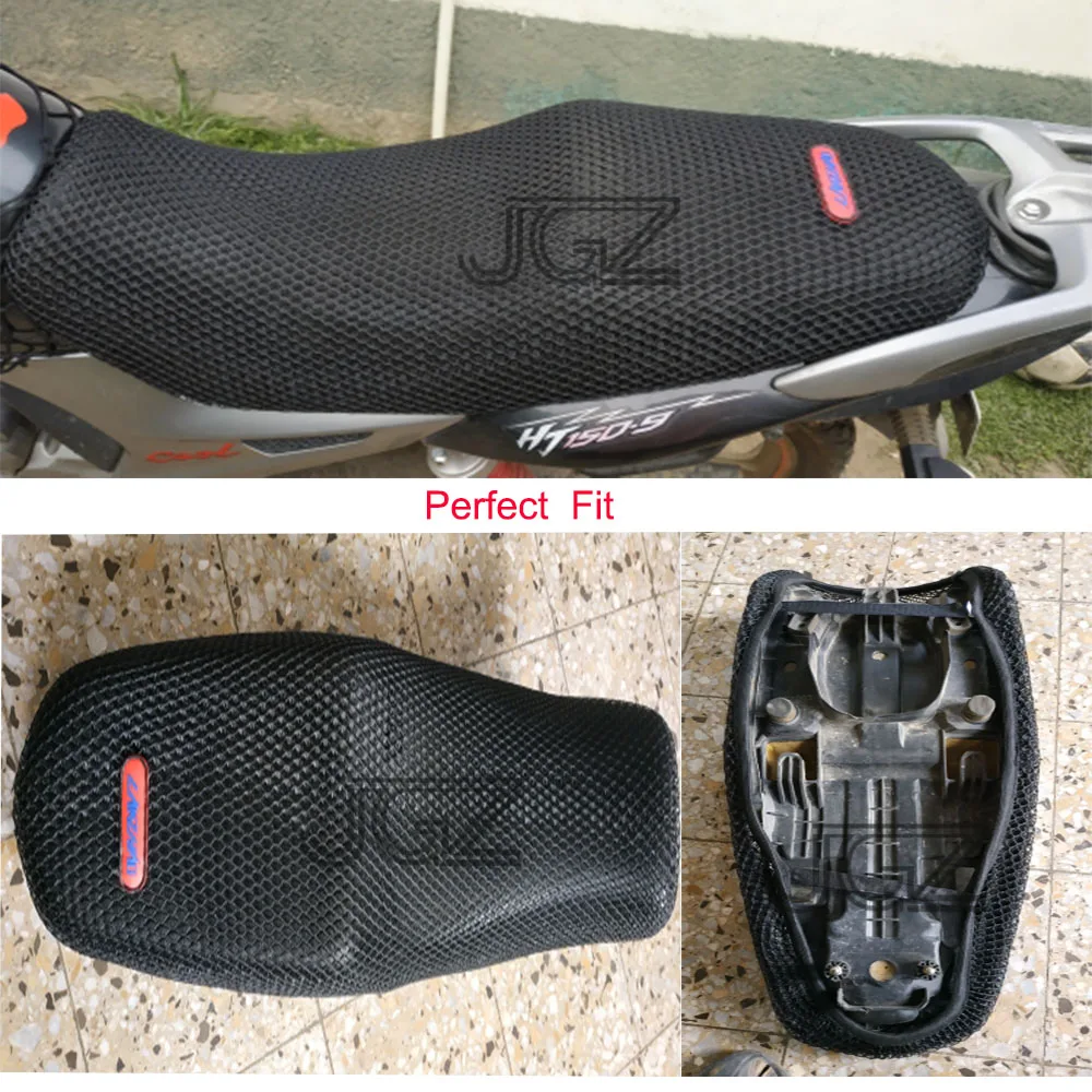 Motorcycle Seat Cover Waterproof Sun Insulation Scooter Seat Cushion Protect Black Camo for Vespa Kawasaki Yamaha Triumph Honda -