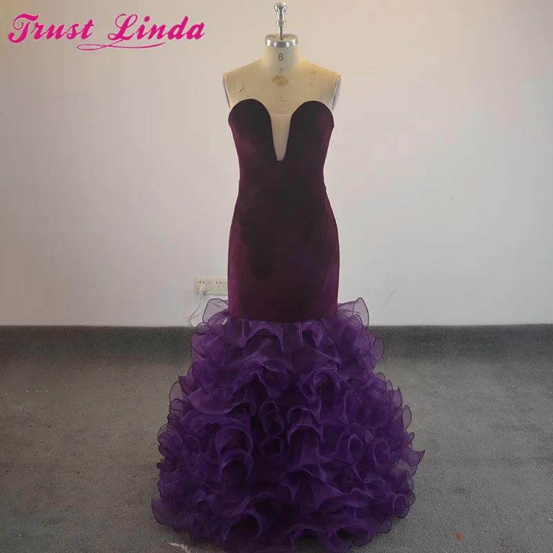 glamorous purple dresses