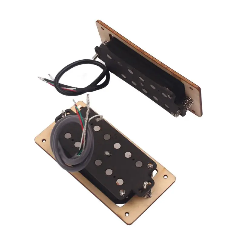 

2pcs/set Maple Wood 6-string Humbucker Pickups for Electric Guitar Replacement Parts Accessory
