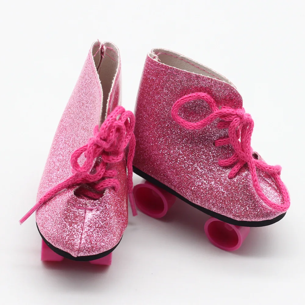 18-дюймовая кукла обувь кукла с блестками роликовые коньки для 18 дюймов наше поколение девушка кукла аксессуары