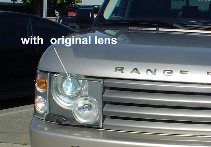 Для Land Rover Range Rover 2003 2004 2005 ксеноновая фара отличный РЧ Bluetooth контроллер многоцветный RGB светодиодный комплект ангельских глаз