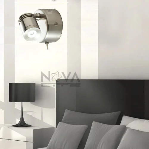 

AC100V to AC240V Input 2pcs 3W Adjustable Headbaord Lighting Wall Reading Light Switched LED Wall Lamp