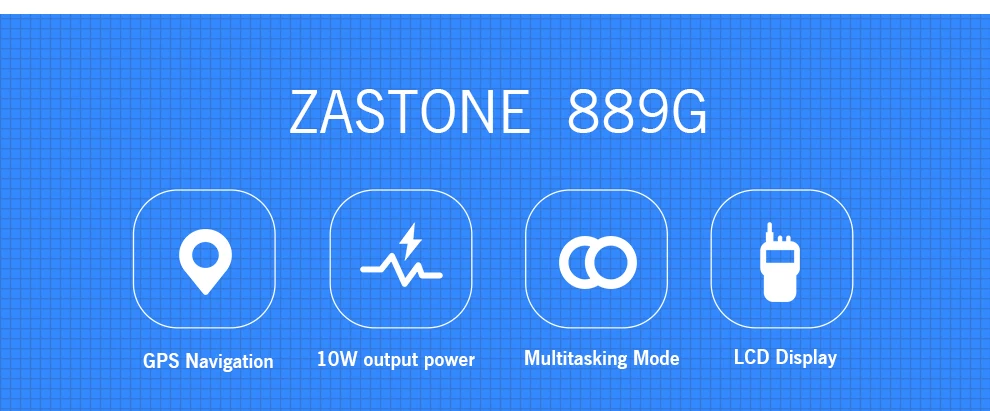 Zastone г 889 г gps 10 Вт рация 999CH VHF/UHF 3 км-10 км мощный двухстороннее радио портативный двухдиапазонный радио трансивер CB радио