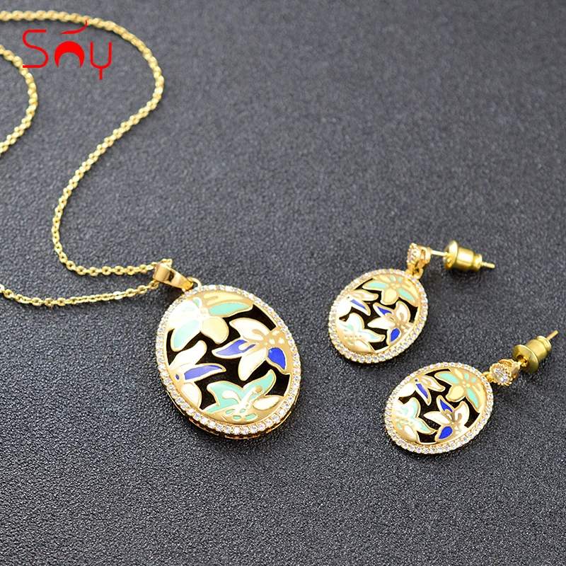 Sunny Jewelry Hot Selling Jewelry Set For Women Earrings Necklace