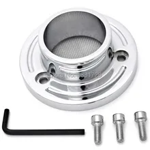 ATV выхлопной наконечник глушитель мощность полированный хром для Полярный Хищник 500 со склада выхлопной(все годы