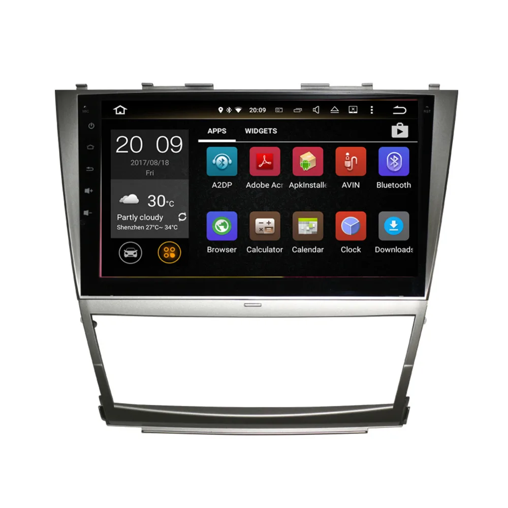 10 1 ''Android 8 0 Octa Core 4 Гб RAM IPS экран автомобильный GPS навигатор с Bluetooth для Toyota Camry 2007
