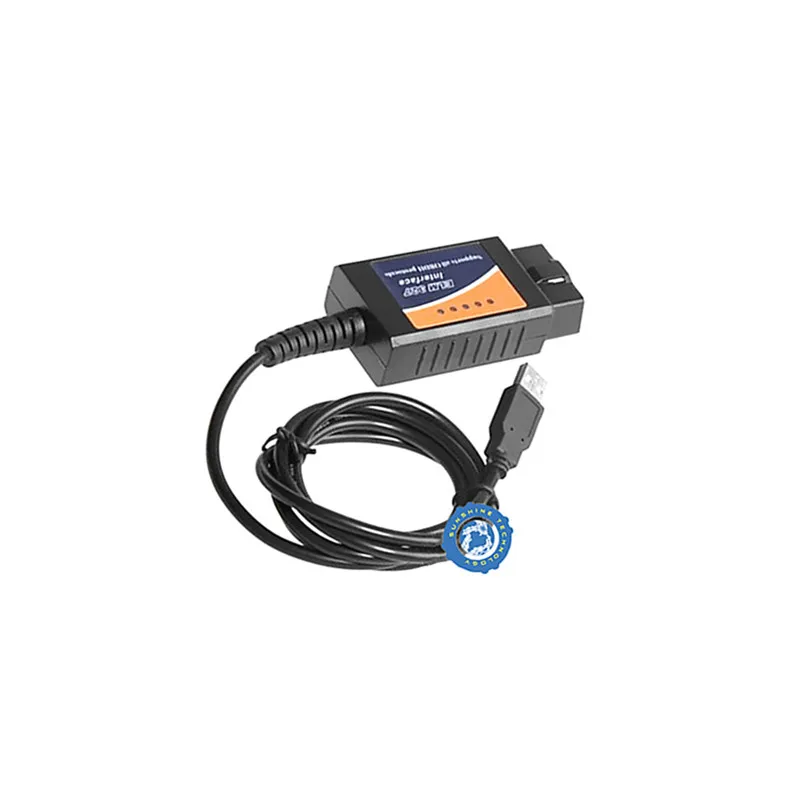 ELM327 USB интерфейс OBD ii obd2 автомобиля диагностическое сканирующее устройство с интерфейсом ELM 327 Программное обеспечение USB версия V1.5