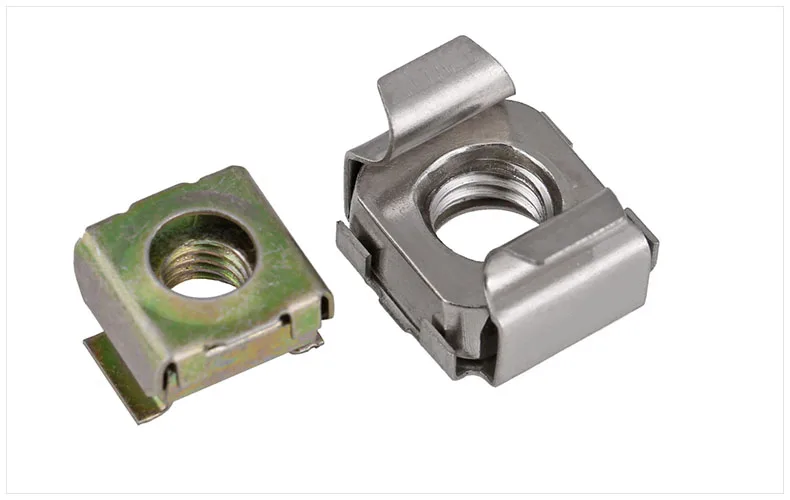 201/304 stainless steel Card nuts Electroplated Chassis Nut