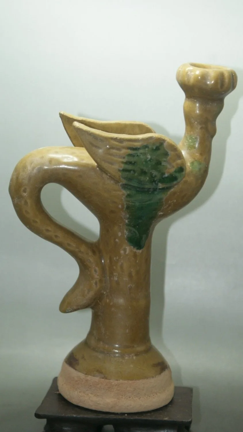 

Chinese crack handmade ceramic glaze and ceramic lamp collection of ancient porcelain old free shipping
