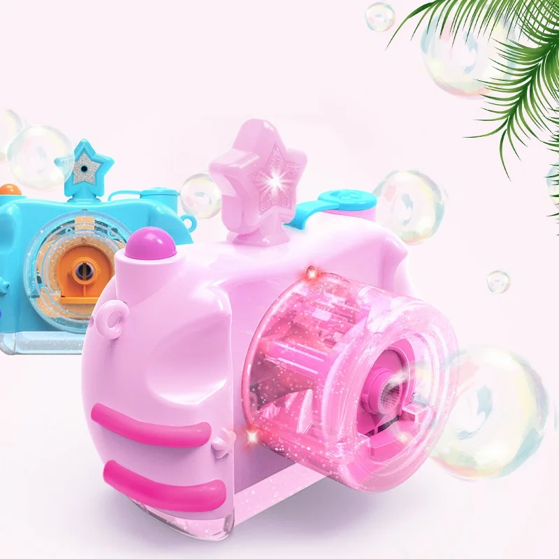 

Camera bubble Dolphin Fish Soap Bubble Gun Automatic Electric Blowing Maker Machine Music Light Summer Children Toys Magic Wands