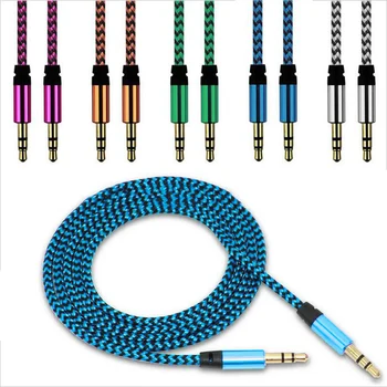 

3.5mm Jack Male to Male Car Aux Stereo Audio Auxiliary Cable Line for ipod iphone 6 6s Plus Samsung Xiaomi Huawei Sony Meizu LG