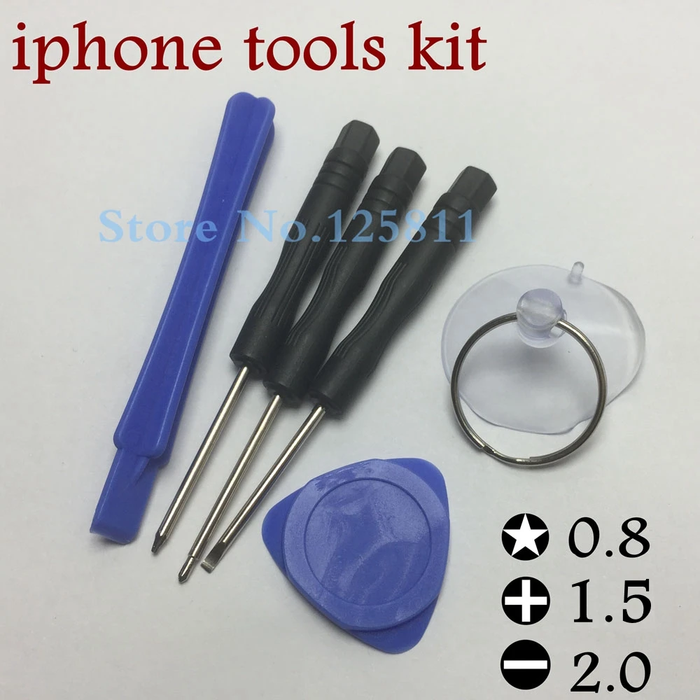 

3000SETS/LOT Screw Driver SET Repair Opening Tools Kit With phillips5 Point Star Pentalobe 0.8 Torx Screwdriver iPhone 4/5/6