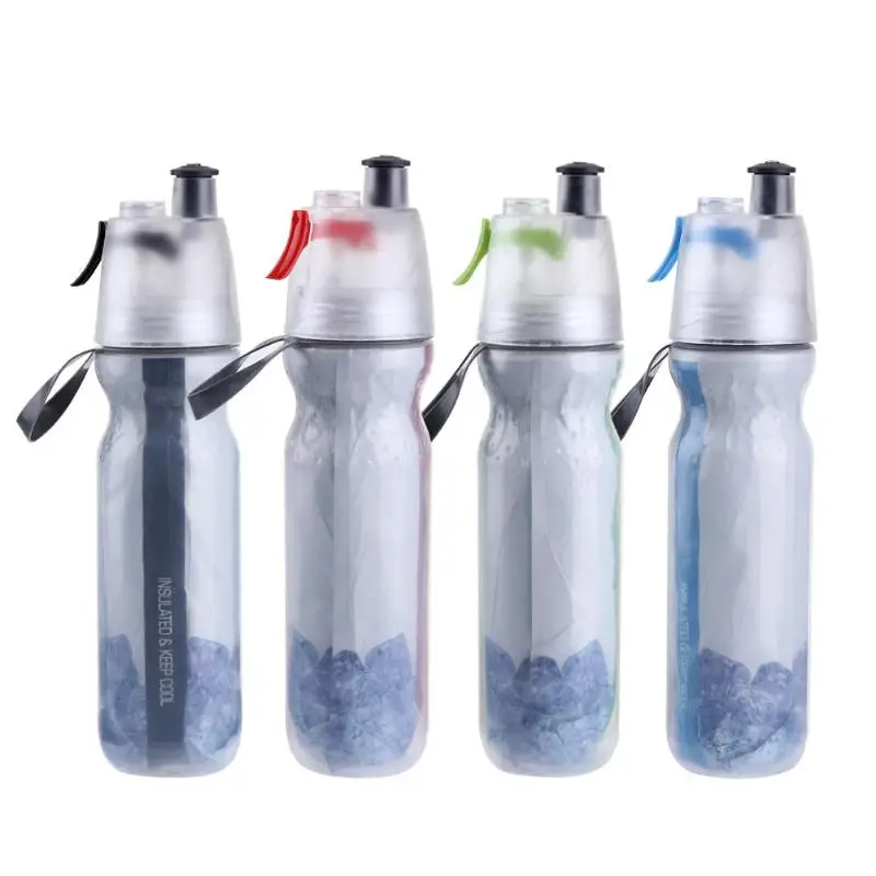 

Double-deck Sports Drink Spray Water Bottle Cold Insulation Outdoor Bike Bicycle Camping Hiking Water Bottle Sport