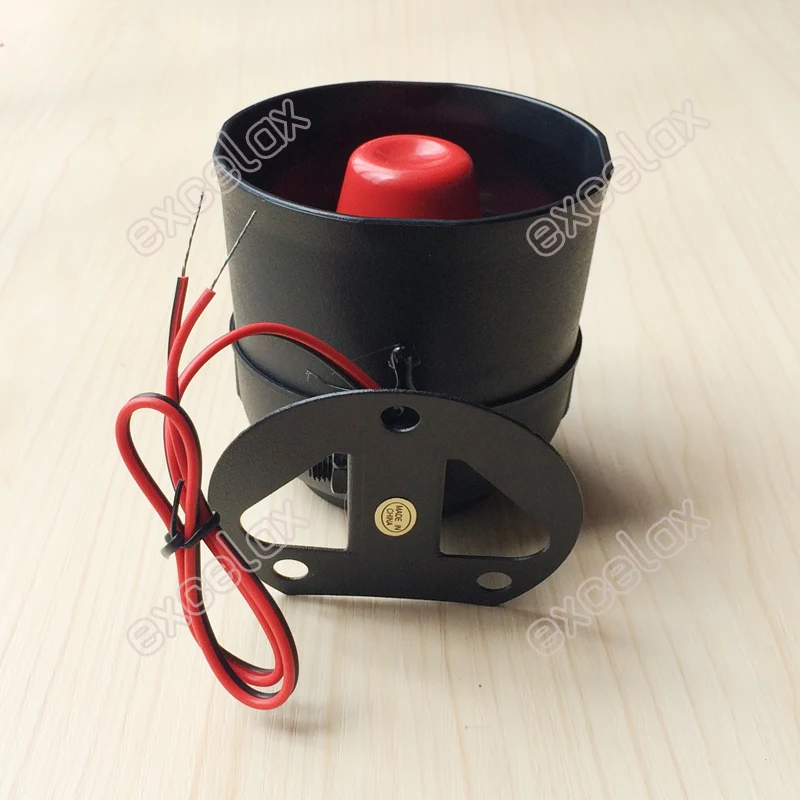 Outdoor Security Siren Sound Alarm Horn Speaker DC12V Loud High Volume Home Intrusion Car Vehicle Fire Safety 1/6 Tone siren alarm