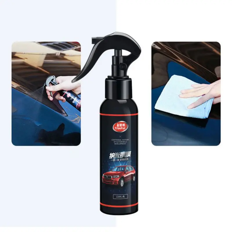 

Car Nano Coating Polishing Spraying Wax Painted Car Care Nano Hydrophobic Coating Rag Automobile Coating Agent Brush