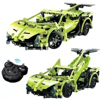 453pcs Technic Serie Afstandsbediening Sportscar Racer Auto 'S Compatibel Legoingly RC Auto Bouwstenen Sets Verlichten Bakstenen Speelgoed