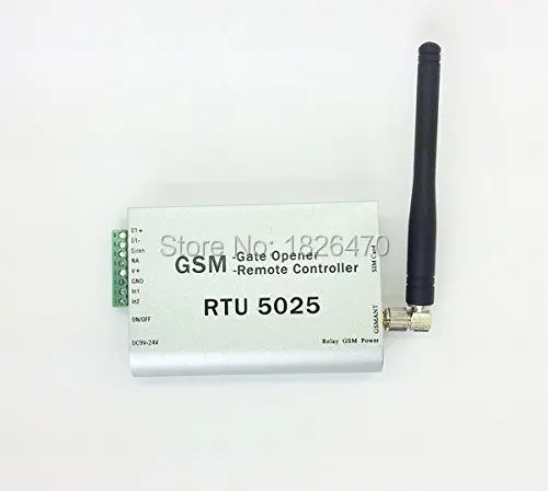 Автоматический GSM SMS контроллер доступа Модуль RTU 5025 серебряный беспроводной смарт двери/ворота открытый переключатель