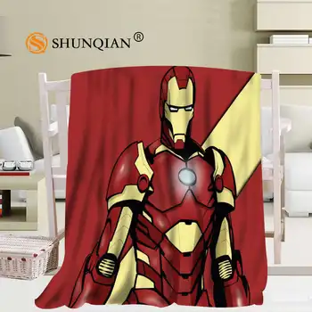 

Custom Iron Man Blanket Soft DIY Picture Decoration Bedroom Size 56x80Inch,50X60Inch,40X50Inch A7.10