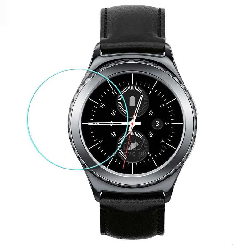 Полноэкранное закаленное стекло для samsung Galaxy Watch 46 мм 42 S3/S2 Frontier/Classic S2 gear 9H