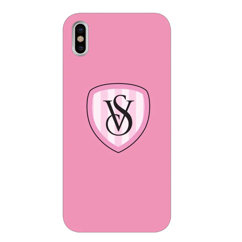 Модный розовый чехол-футляр для телефона из мягкого ТПУ Victoria secret для iphone 6 6 S 7 8 Plus 5s 5 SE X XR XS Max 10
