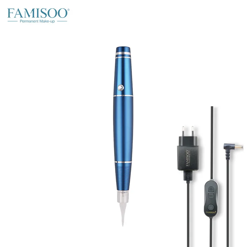 

FAMISOO 1 Set Digital Tattoo Permanent Makeup Beauty Pen Machine Gun Eyebrow Lip Eyeliner Standard Needle Caps Tips 100pcs