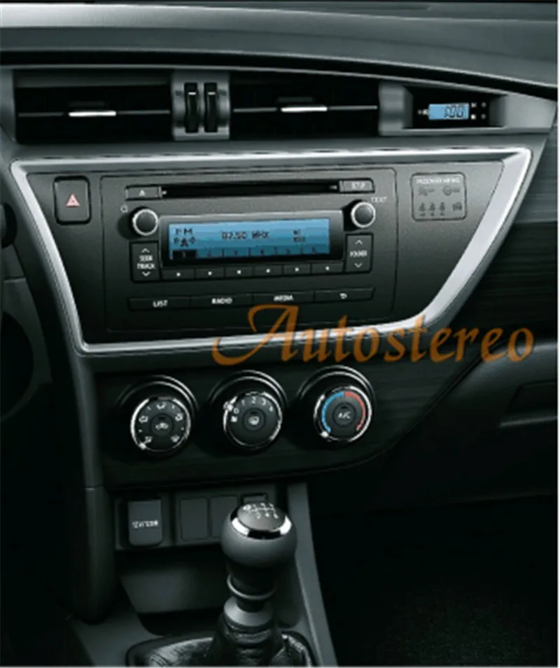 Sale OZGQ Android 7.1 Car Radio Player For 2013-2015 Toyota Auris Auto GPS Navigation BT Radio TV Audio Video Stereo 1